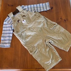 Carter’s 2 piece overall set - size 6 months
